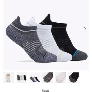 HOKA No-Show Run Socks 3-Pack No gender📦📦 discounted shipping 📦📦